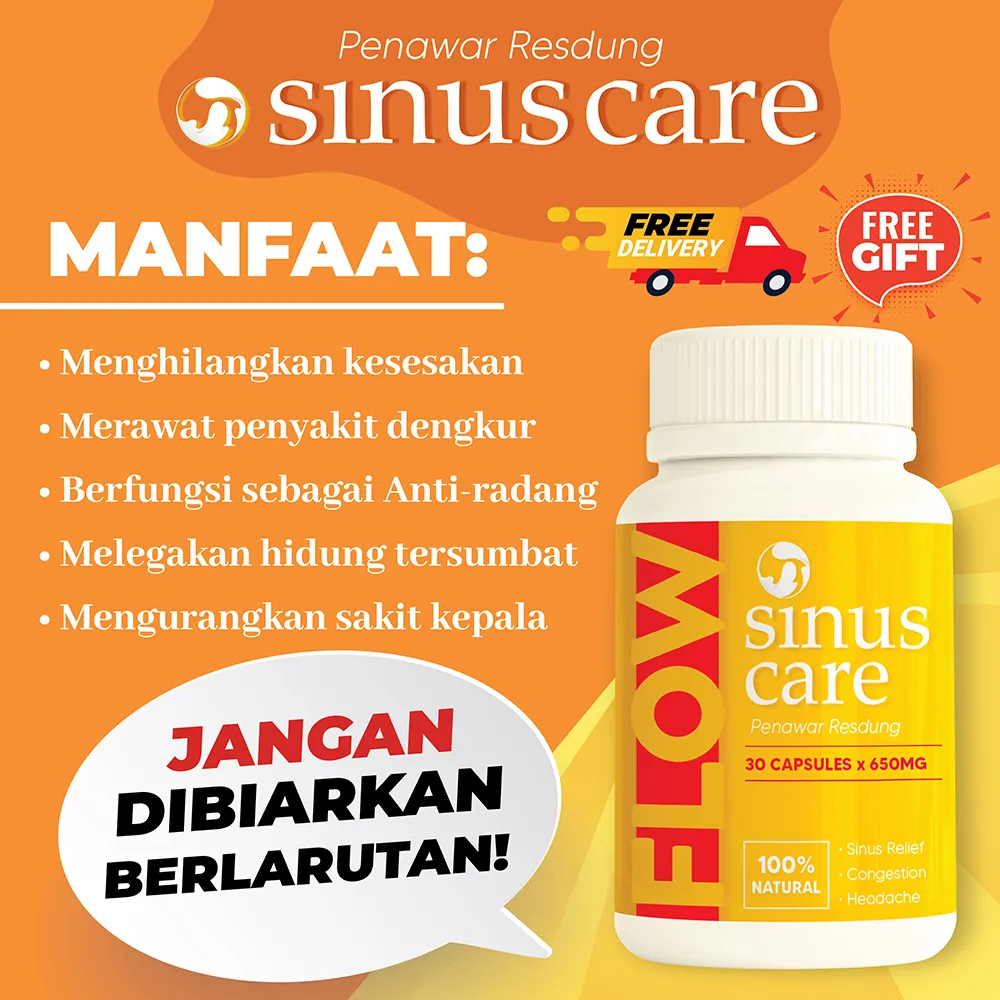 Sinus Care Flow 30 Biji Ubat Penawar Homeopathy Res Dung Cepat Sembuh Free Delivery Mujarab Terapi