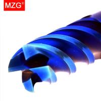 MZG ตัด HRC65 4 ขลุ่ย 4mm 5mm 6mm 8mm 12mm โลหะผสมคาร์ไบด์มิลลิ่งทังสเตนเหล็กตัด End Mill