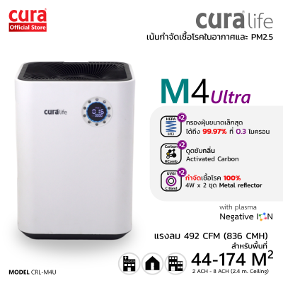 CURA Life M4 Ultra Air Purifier เครื่องฟอกอากาศ (CRL-M4U)