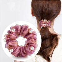 Delysia King New high-end double-layer large intestine hair bands fallwinter Joker hair accessories headrope jewelry