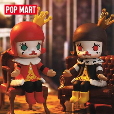 Original Pop Mart MOLLY Happy Little Train Party Series Blind Box Toys Model Confirm Style  Cute Anime Figure Gift Surprise Box