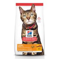 Hills Science Diet Cat food aged 1-6 years, low-fat formula for sterilized cats or weight loss, size 6 kg. อาหารแมว อายุ 1-6 ปี สูตรไขมันต่ำสำหรับแมวทำหมันหรือลดน้ำหนัก ขนาด 6 กก.