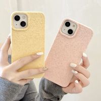 BGF Biodegradable Eco-Wheat iPhone 14 13 12 X XS XR 7 8 6 6S Soft Silicone Eco-friendly Cover