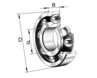 22317-2RS ( 22 x 31 x 7 mm.) ลูกปืนเม็ดกลมเหล็ก สำหรับจักรยาน MR22317RS