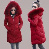 ▲┋☃ Jacket size 7XL Parka New 2023 Hooded Female Coat Office Warm Down Fake Fur