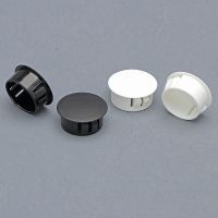Snap on Plastic Plug Hole Cover Caps Wall Cable Desk Plugs Furniture Holes Round Profile Pipe Cap Gromet Wire Screw White Covers Furniture Protectors