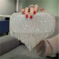 สุภาพสตรีตอนเย็นกระเป๋าถือกระเป๋าถือ Rhinestone แบบพกพาขนาดเล็กกระเป๋าสตางค์เงิน / ทอง / ดำของขวัญที่ดีสำหรับผู้หญิง