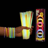 100Pcs Multi-Purpose Glow Sticks ตลก Luminous Sticks สร้อยข้อมือพลาสติกยาวพิเศษ DIY สร้อยข้อมือเรืองแสงสำหรับ Party