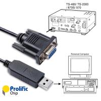 Prolific PL2303 USB Radio Programming Cable for TS-2000 TS-480HX TS-480SAT TS-590S TS-590SG FT-450D IC-7000 ST-9F
