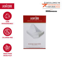 La Cafetiere Bleached Coffee Filter Papers Fit for Coffee Maker , 100% biodegradable , Anti Blowout, Disposable for Pour Over and Drip Coffee Maker- White กระดาษกรองกาแฟดริป