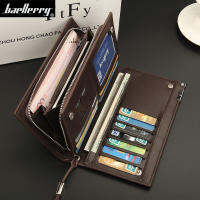 Baellerry Men Wallets Classic Long Style Card Holder Male Purse Quality Zipper Large Capacity Big nd Luxury Wallet For Men