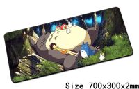 Totoro แผ่นรองเมาส์ 70X30 เซนติเมตรแผ่นรองเมาส์โน๊ตบุ๊คคอมพิวเตอร์ M ousepad เล่นเกมที่ดีที่สุด M ousepad Gamer แป้นพิมพ์แล็ปท็อปแผ่นรองเม้าส์