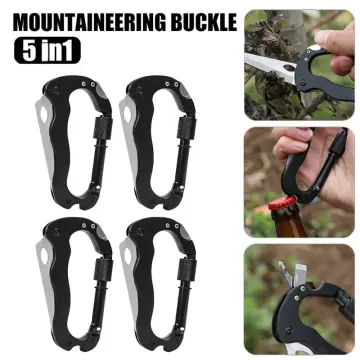 Swivel D Ring Clip Molle Webbing Clamp Tactical Backpack Attach