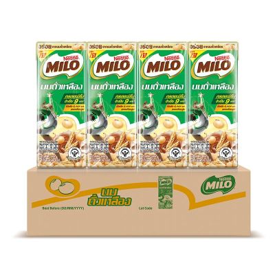 สินค้ามาใหม่! ไมโล นมถั่วเหลืองUHT 180 มล. x 48 กล่อง Milo Soy Milk UHT 180 ml x 48 Pcs ล็อตใหม่มาล่าสุด สินค้าสด มีเก็บเงินปลายทาง