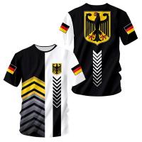 （Childrens adult size, in stock）Germany Flag T-shirts Men+Kids Soccer Clothes High Quality Big Size Summer Germany Jersey Football Design Jersey Dropshipping（can Customizable）