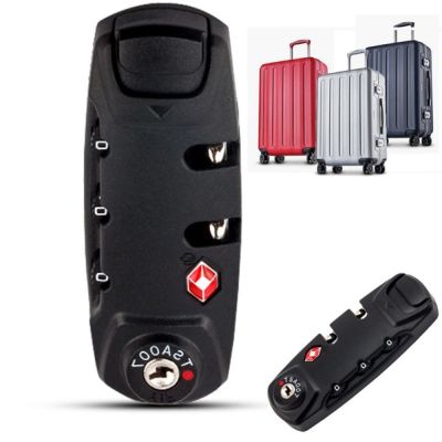【CC】▧  TSA 3 Digit Password Lock Safety Security for Luggage Suitcase Anti-Theft Cupboard Cabinet Code Number Locker
