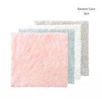 ผ้าทำความสะอาดห้องครัว Coral Velvet Dish Bowl Wash Cloth Table Wipe Rags Towel