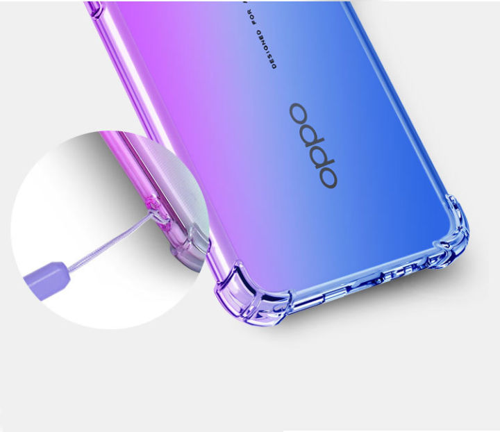 ใช้งานร่วมกับoppo-a9-2020-a5-2020-reno-2-f-reno-4-a92-realme-c2-a5s-ultra-slim-gradientเคสซิลิโคนกันกระแทกสำหรับoppo-series