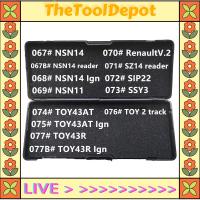 TheToolDepot เครื่องมือกล่องดำ067 077B # NSN14 NSN11 SZ14 SIP22 TOY43R TOY43AT SSY3สำหรับ Renault V.2 Reader Lishi 2 In 1อุปกรณ์ช่างกุญแจ