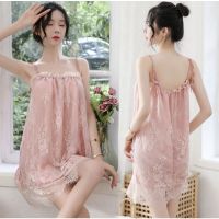 INSTOCK! Upgrade material soft lace y lingerie nightwear