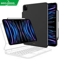 Goojodoq เคสคีย์บอร์ดแม่เหล็ก พร้อมช่องใส่ดินสอ สําหรับ iPad Pro 11 Air 4 Air 5 iPad Pro 12.9 6th 5th 4th 3rd Gen