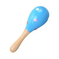 Microgood ค้อนไม้สีสันสดใส,แหวนมือ Maraca ของเล่นเด็กเพื่อการศึกษา