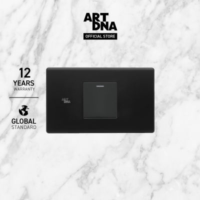 ART DNA รุ่น C3 ชุดสวิทซ์ธรรมดา Switch 1 Way สีดำ Size M design switch สวิตซ์ไฟโมเดิร์น สวิตซ์ไฟสวยๆ ปลั๊กไฟสวยๆ