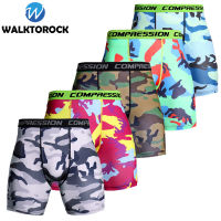 Mens Compression Shorts Men Gym Fitness Shorts Sport Training Quick-Drying Bottoms Camouflage Running Shorts Underwear