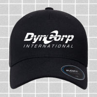 Dyncorp Famous Company Logo Black Hat Twill Cap Baseball Cap