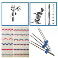 3ชิ้นเหล็กคู่เข็มจักรเย็บผ้าเข็มเครื่องมือแม่บ้านสำหรับเย็บปักถักร้อย