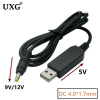 USB To DC 4.0x1.7 Cable 4.0x1.7mm Plug USB Power Boost Line DC 5V To DC 9V 12V Step UP Module USB Converter Adapter Cable 1M