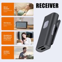 New Bluetooth Audio Receiver AUX Audio Receiving Card Long Range Audio Player Type C Charging Handsfree Wireless Car Kit