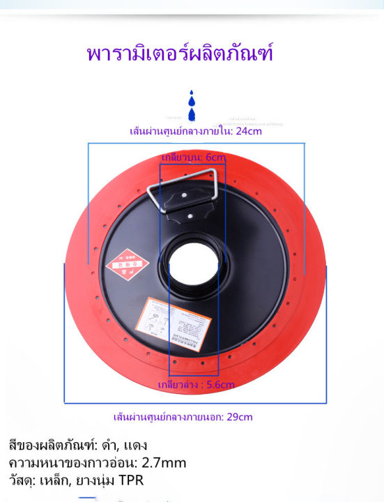 kkbb-ฝาดูดจารบี-ฝาปิดถังดูดจารบี-สำหรับถังขนาด18-20-ลิตร-ฝาดูดจาระบี-อะไหล่-แบคโฮ-แมคโคร-รถขุดถาดดูดเนย-ถาดดูด-600cc-900cc-ถาดดูดป