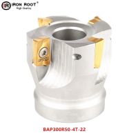 เครื่องตัดมิลลิ่งใบหน้า CNC มุมขวา 90 องศา BAP300R 050 4T22 BAP400R 063-4T22 สําหรับ APMT1135 1604 เม็ดมีด