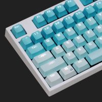 （Miss qis keycap）PBT สวิตช์ปุ่มกด104ชิ้นสำหรับคีย์บอร์ดแบบกลไก,สีมีไฟแบ็คไลท์เข้าคู่สีให้เลือกหลากหลายสี