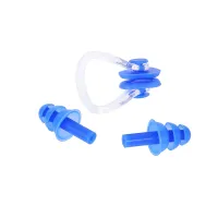 1 Set Waterproof Soft Silicone Swimming Set Nose Clip Ear Plug Earplug Protection