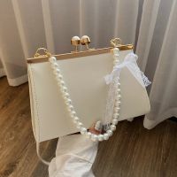 Crossbody Bags For Women Design Handbag PU Underarm Shoulder Bag Pearl Top Handle Bag Clutch Purses And Handbags Bolsas De Mujer