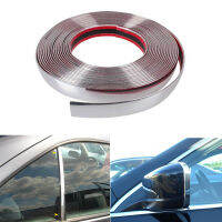 15M Silver Car Chrome Styling Decoration Moulding Trim Strip Tape Auto DIY Sticker 6mm 8mm 10mm 12mm 15mm 20mm 30mm