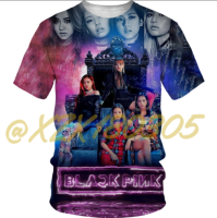 （xzx  31th）  (all in stock xzx180305)Hot Sale Summer New Pop Music Combination BLACK-PINK 3d Printing T-shirt Unisex Casual Fashion Round Neck Short-sleeved T-shirt Hip Hop Cool Street Style T-shirt 13