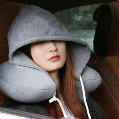U Shaped Car Neck Pillow Hat Travel Body Pillows With Car