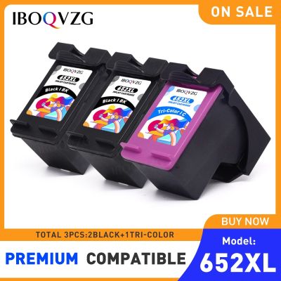 IBOQVZG 652 Remanufactured Ink Cartridge For HP 652XL Color For HP Deskjet 1115 2135 3635 3755 3835 3836 4535 4675 Printer
