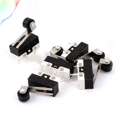 5Pcs AC125V 1A SPDT Momentary Roller Hinge Lever Limit Switch Microswitch