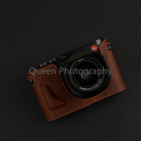 ของแท้หนัง cowhide กระเป๋า FR Leica Q Q2 QP งานฝีมือกล้องถ่ายภาพแขนป้องกันกล่องฐาน baggo Pro сумка для к