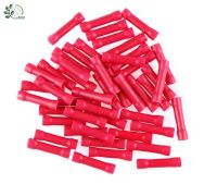 ◑❈ BV1 BV1.25 Full Insulating Wire Connector wire connector Butt Connectors Crimp Electrical Wire Splice Terminal 100 50PCS /Pack