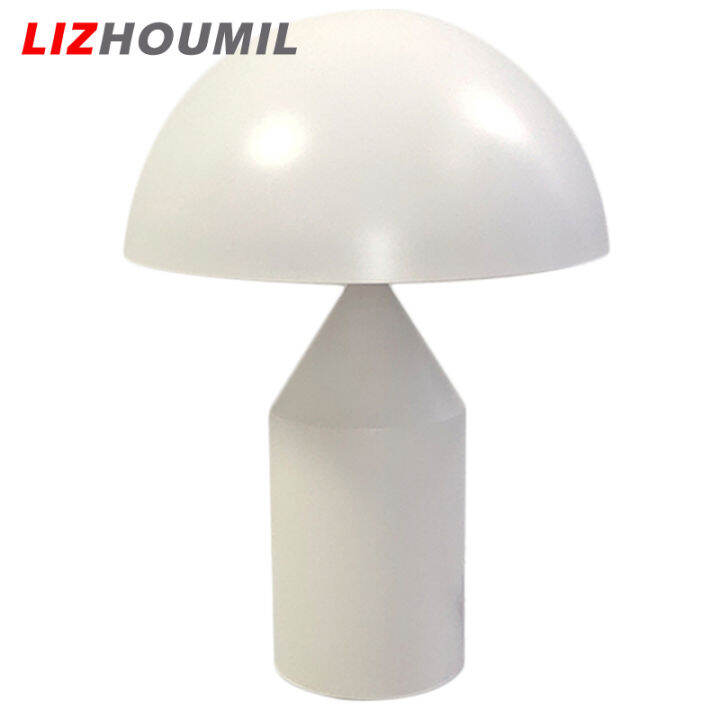 lizhoumil-โคมไฟตั้งโต๊ะสมัยใหม่-led-minimalist-รูปเห็ดโคมไฟเซ็นเซอร์สัมผัสตกแต่งห้องนอนสำหรับห้องนั่งเล่น-ปลั๊กสหราชอาณาจักร