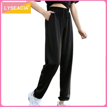 Women Running Loose Pants Fitness Gym Breathable Trousers Workout