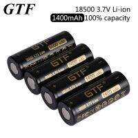 GTF 18500 1400มิลลิแอมป์3.7โวลต์ Li-Ion ชาร์จได้สำหรับไฟฉายของเล่นผลิตภัณฑ์อิเล็กทรอนิกส์3.7โวลต์แบน