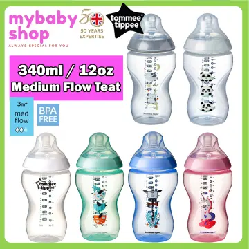 TOMMEE TIPPEE 3m+ 340 ml bottle with nipple, 1 pcs.