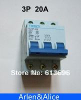 3P 20a 400V ~ 50Hz/60Hz เบรกเกอร์ Mcb C