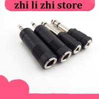 zhilizhi Store Headphone Adapter 6.35mm 6.5mm 1/4" Mono Male To 3.5mm 1/8" Female Connector 2 Pole 3 Pole Jack Audio Speaker Terminal Plug